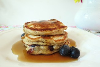 Черничные оладьи