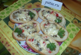 Горячие бутерброды Лодочки