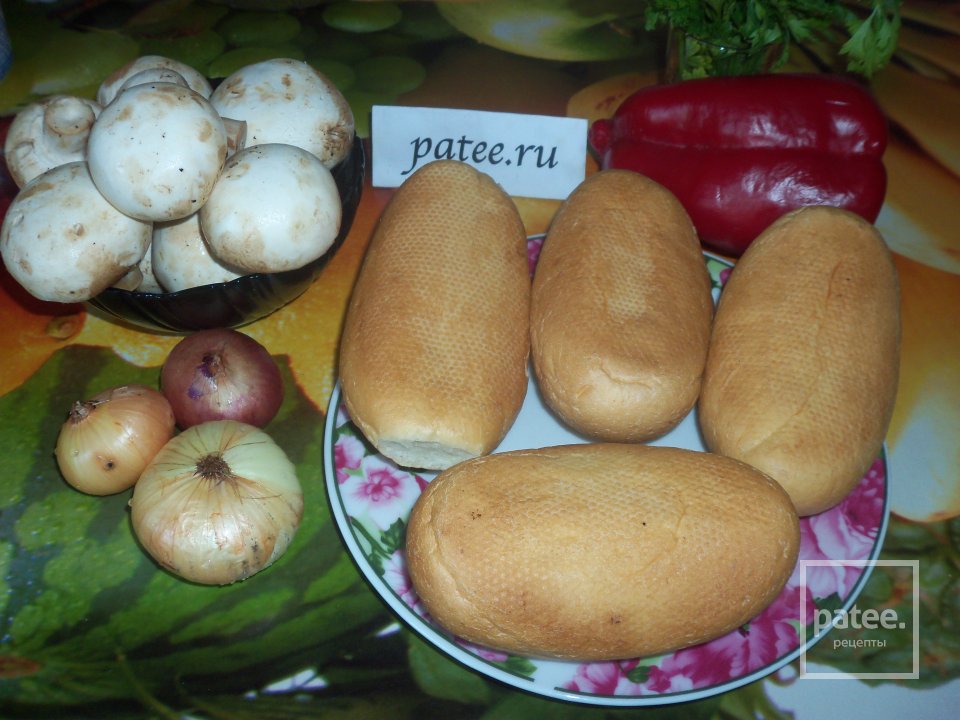 Горячие бутерброды Лодочки - Шаг 1