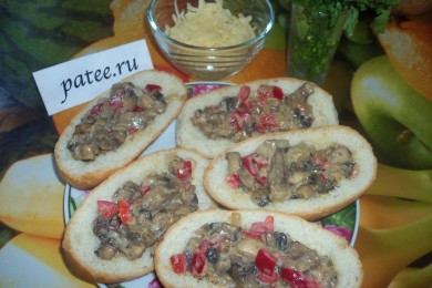 Горячие бутерброды Лодочки - приготовление