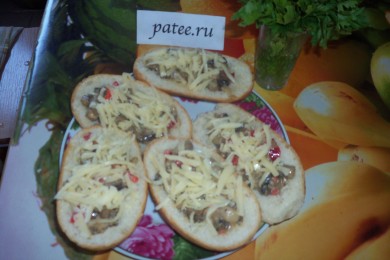 Горячие бутерброды Лодочки - приготовление