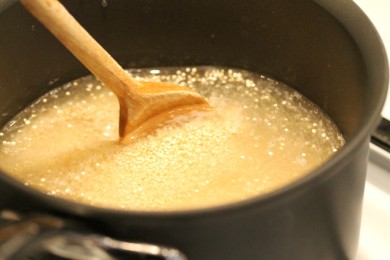 Салат с киноа и сыром - приготовление