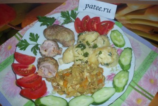 Крученики с овощами