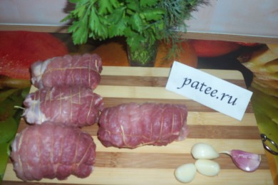 Крученики с овощами - приготовление