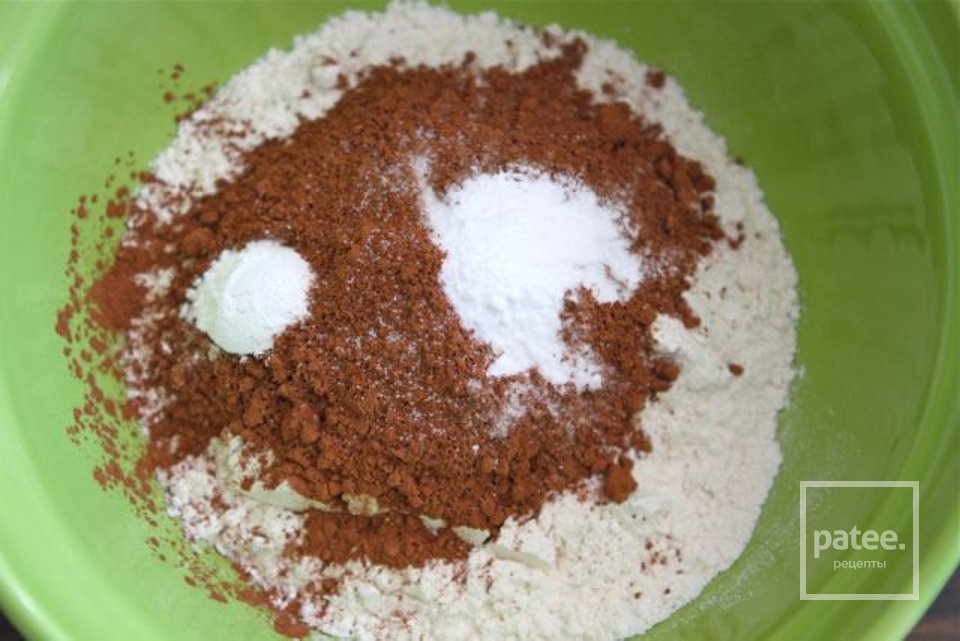 Кокосовое овсяное печенье с шоколадом - Шаг 1