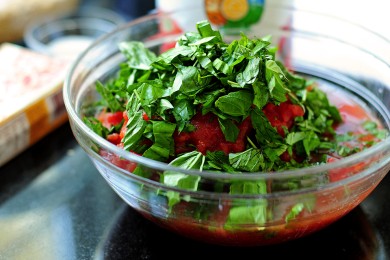 Капеллини с беконом и томатами - приготовление