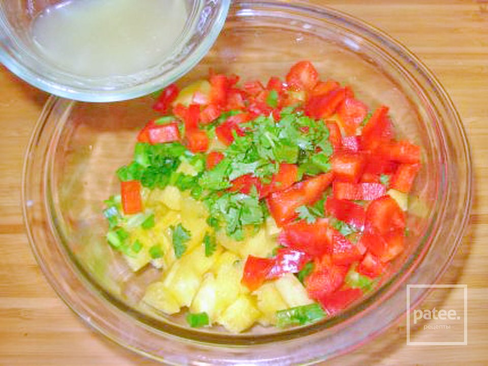 Лосось с ананасовой сальсой - Шаг 10