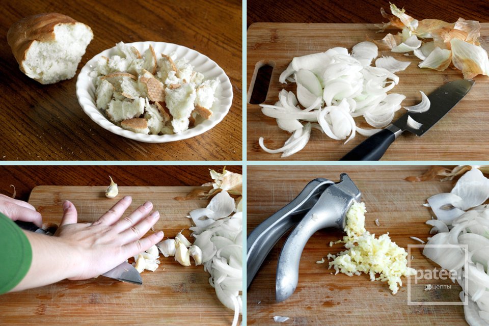 Чесночный суп - Шаг 1