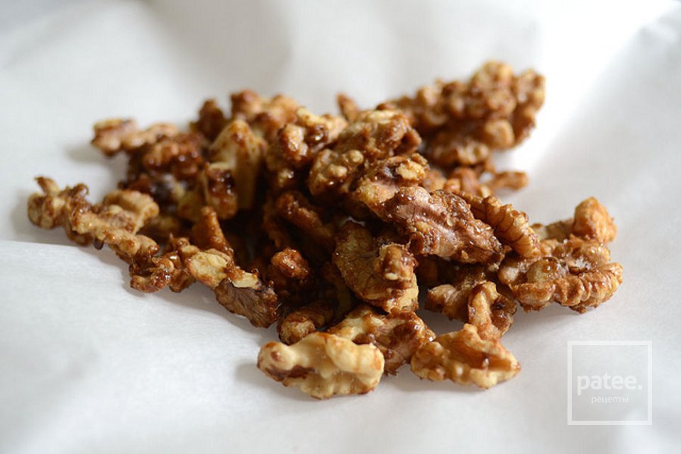 Салат с грецкими орехами, грушей и сыром горгондзола - Шаг 3