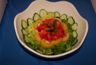 Салат - цветок