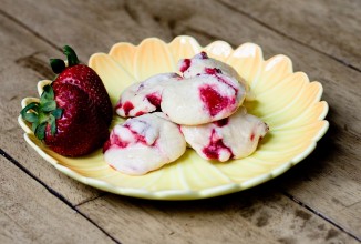 Клубничное печенье