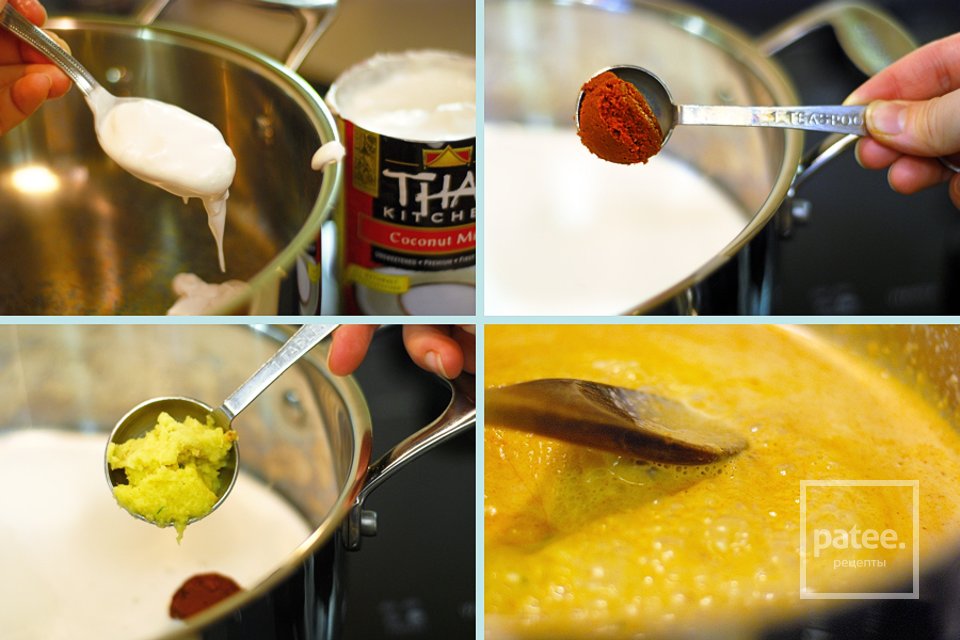 Рисовая лапша по-тайски с кокосовым молоком и карри - Шаг 5