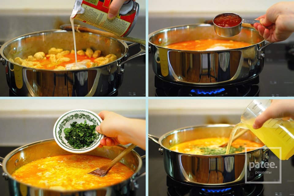 Рисовая лапша по-тайски с кокосовым молоком и карри - Шаг 7