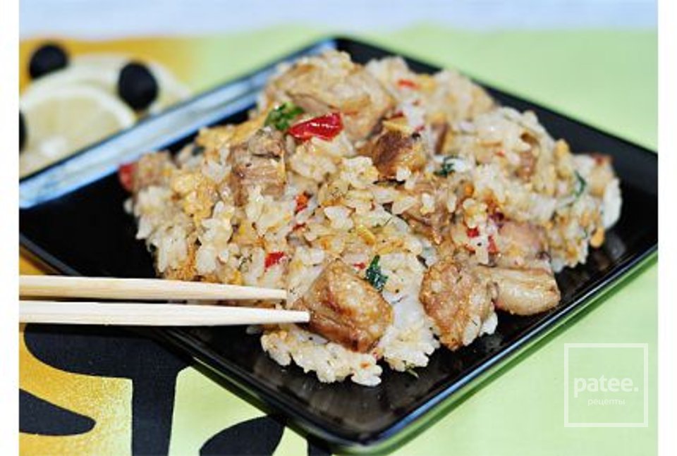 Жареный рис со свининой - Шаг 5