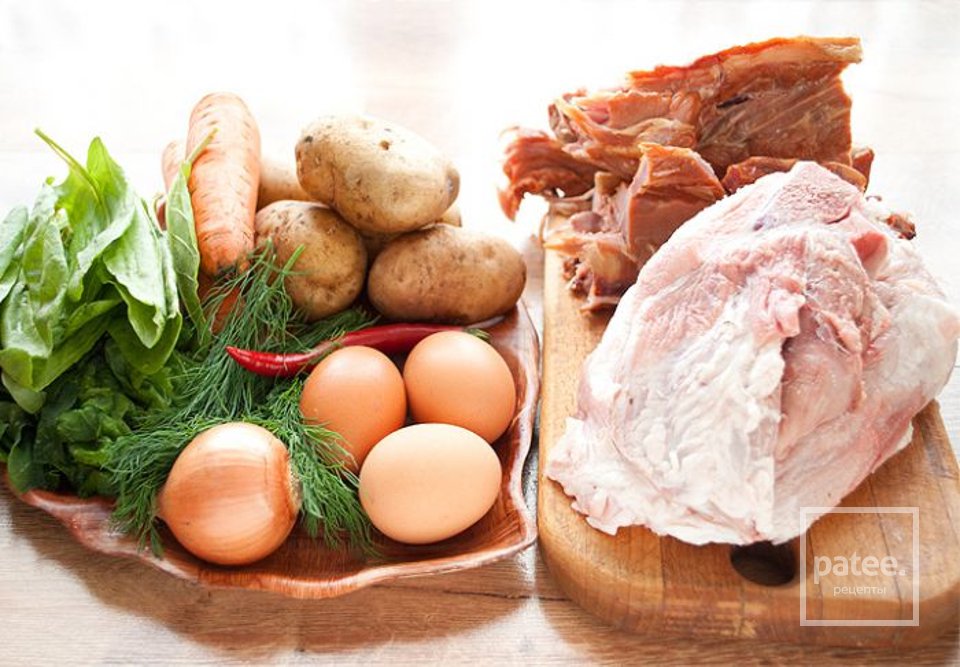 Борщ зеленый - Шаг 1