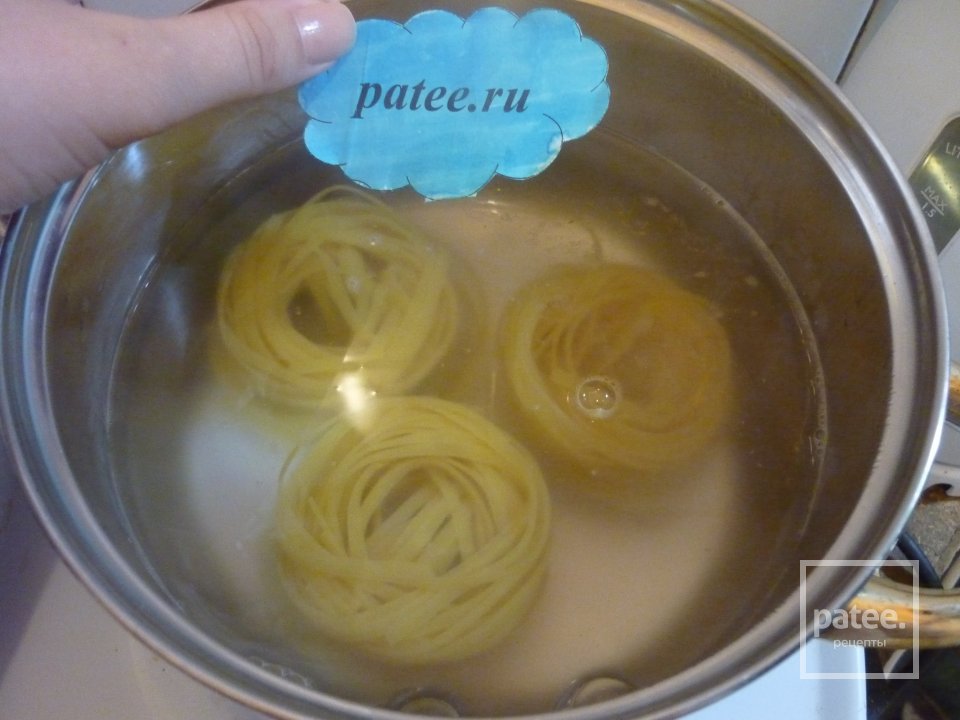 Паста с королевскими креветками - Шаг 3