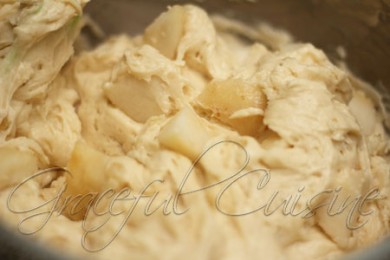 Грушевый торт в карамели - приготовление