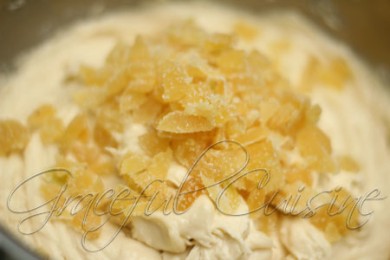 Грушевый торт в карамели - приготовление