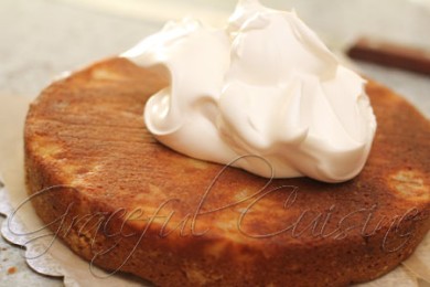 Грушевый торт в карамели - приготовление