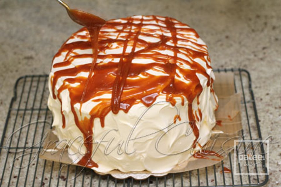 Грушевый торт в карамели - Шаг 11