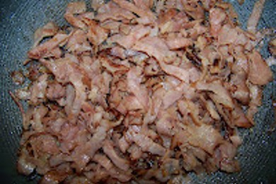 Сливочная паста с ветчиной и брокколи - приготовление