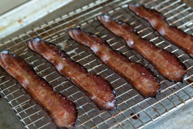 Крылышки Баффоло в беконе с сыром - приготовление