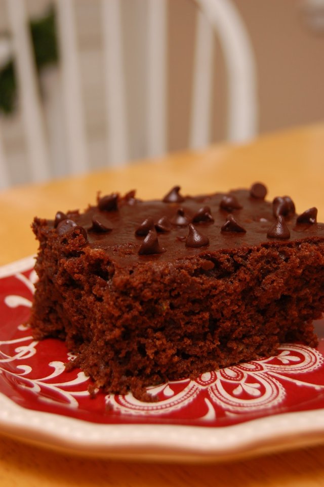 Шоколадный пирог с цуккини