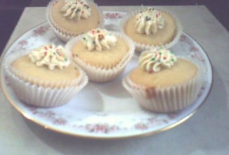 Домашние ванильные кексы