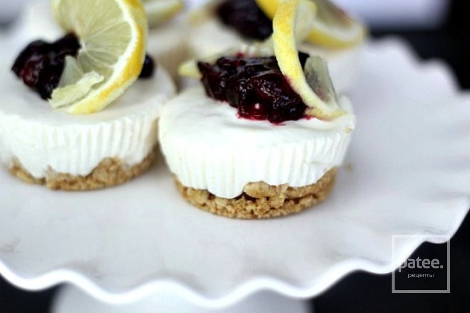 Чизкейк с чернично-лимонным соусом - Шаг 12