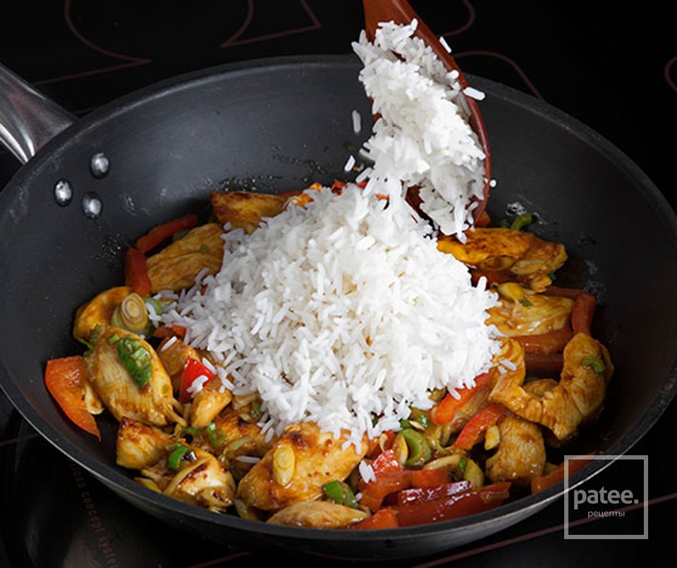 Курица с рисом карри по-индонезийски - Шаг 4