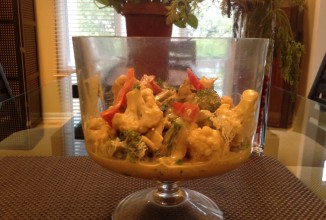 Овощи с соусом карри