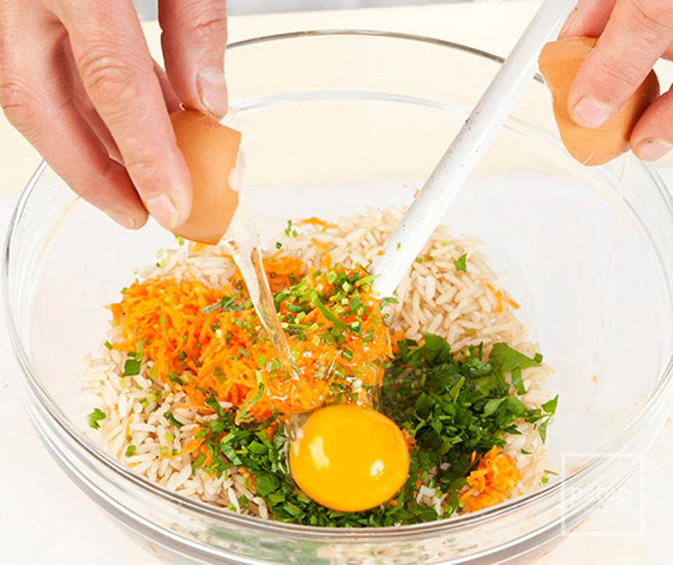 Рисовые тефтели с овощами и творогом - Шаг 3