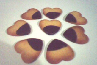 Печенья-сердечки