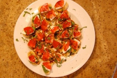 Кростини Каприз - приготовление