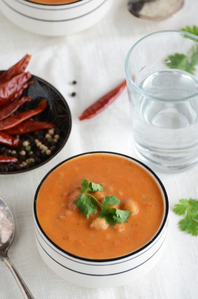 Индийский острый томатный крем-суп с кускусом - Шаг 4