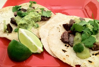 Тако с говяжим языком