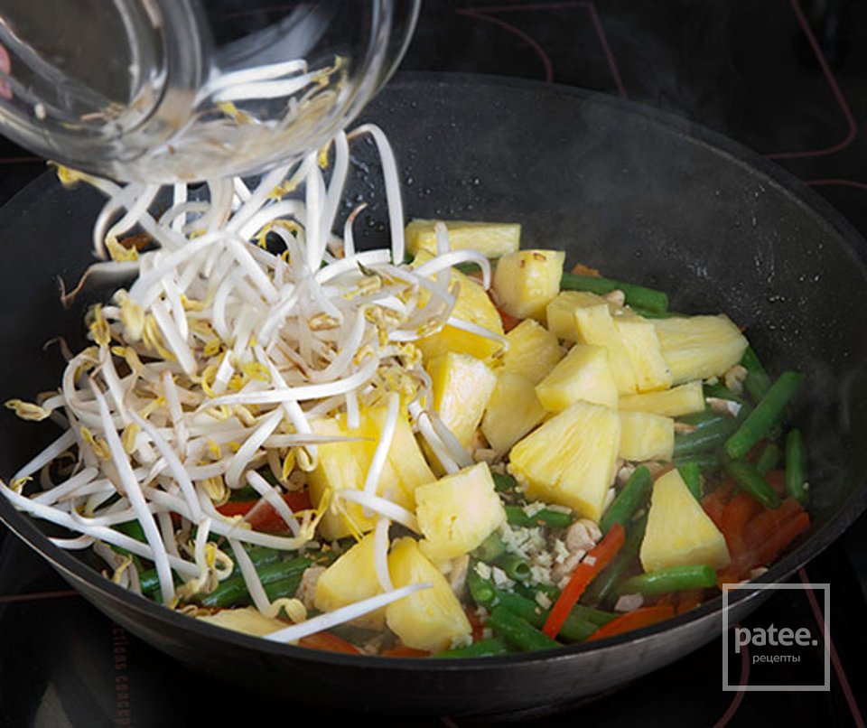 Кисло-сладкие овощи с рисом - Шаг 4