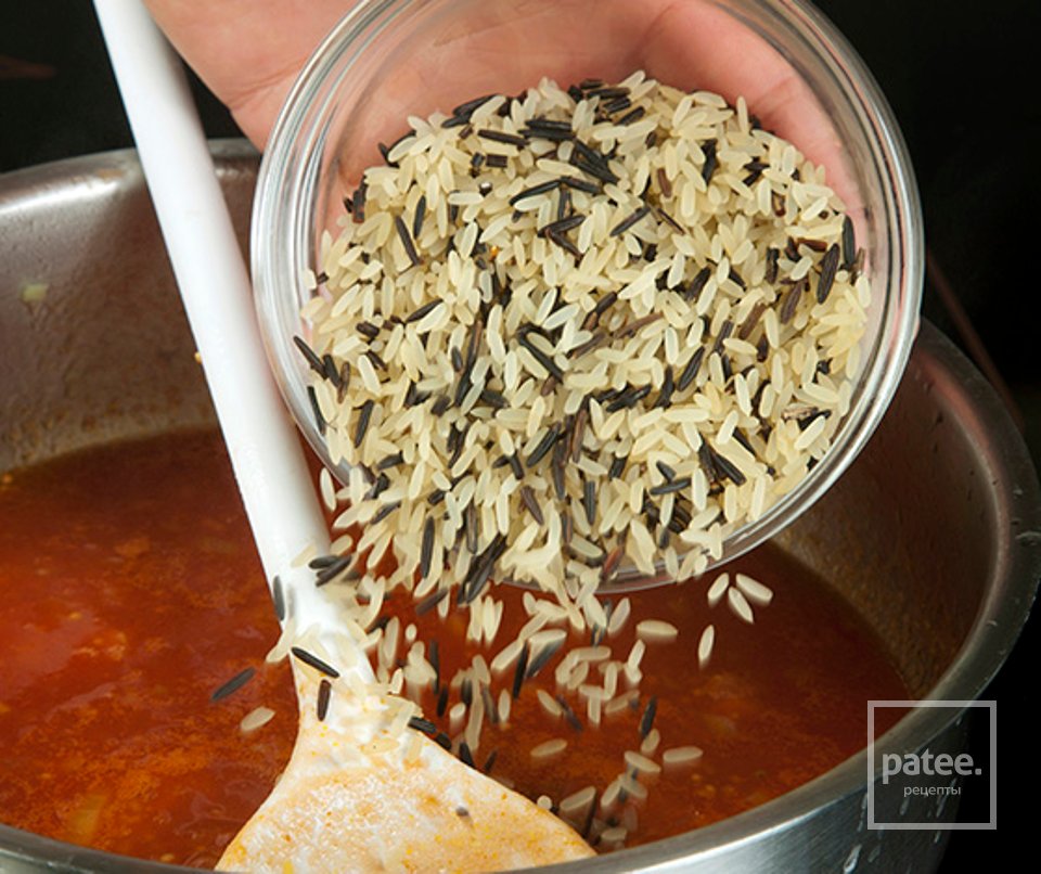 Палтус с рисом-карри под томатным соусом - Шаг 4