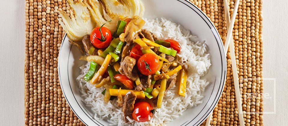 Говядина с овощами и рисом - Шаг 5