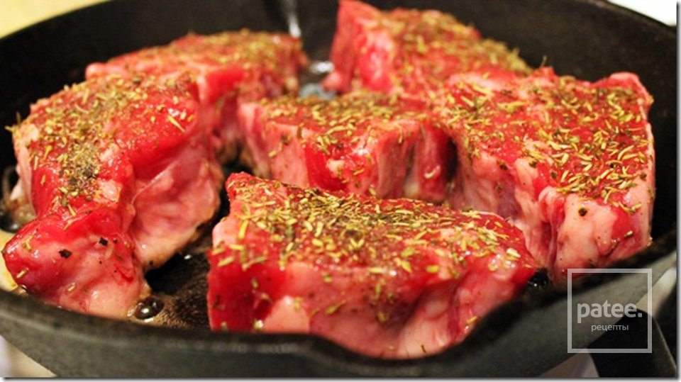 Бараньи отбивные  под мятным соусом песто - Шаг 3