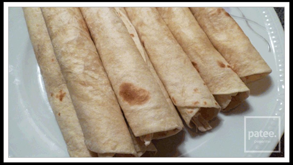 Рулетики из лепешек Такос - Шаг 5