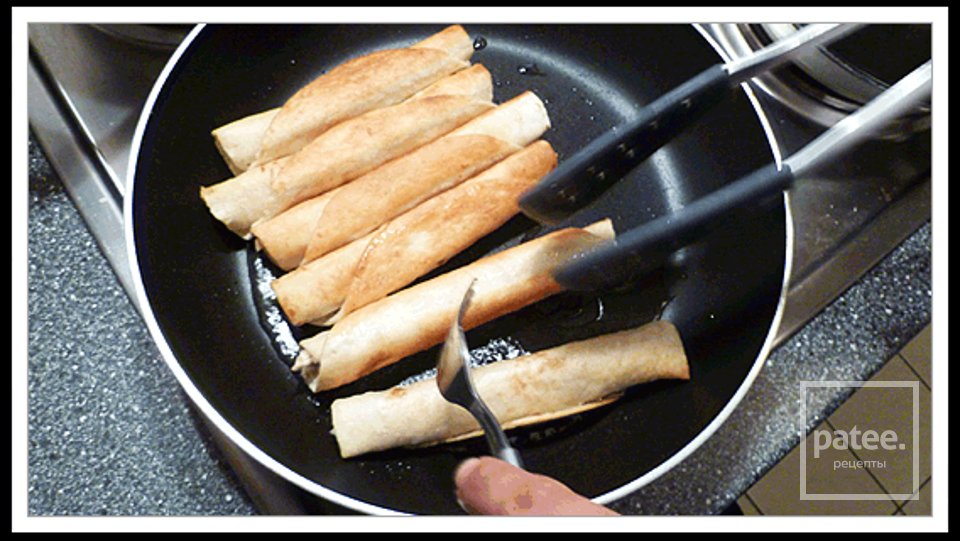 Рулетики из лепешек Такос - Шаг 6