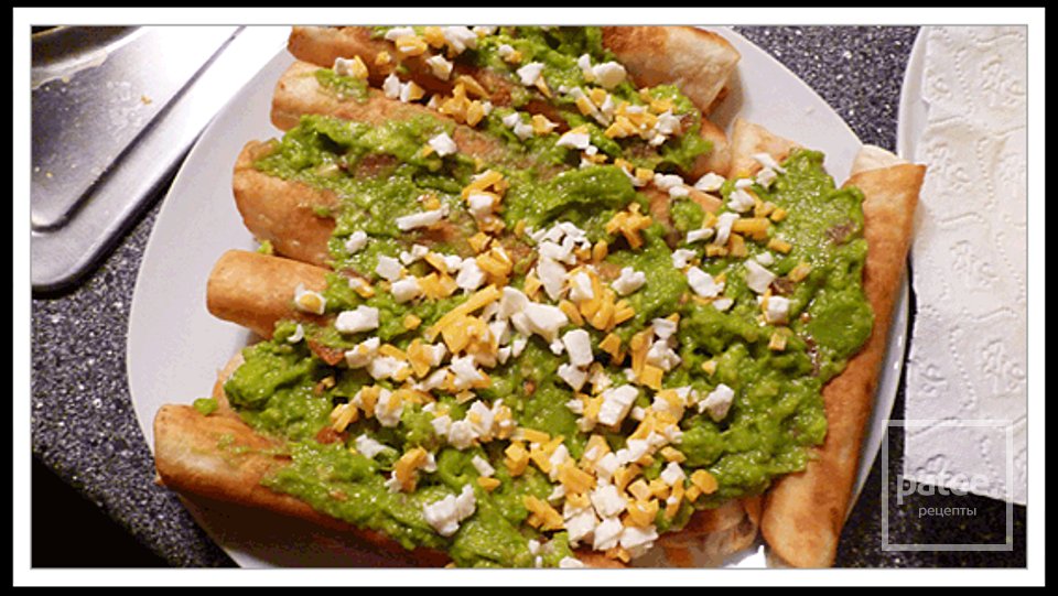 Рулетики из лепешек Такос - Шаг 7