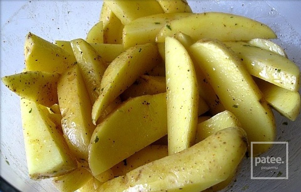 Запеченный картофель ломтиками - Шаг 5