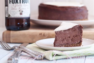 Шоколадный чизкейк с пивом