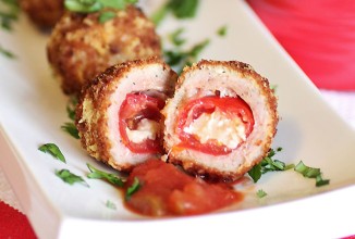 Мясные шарики с черри