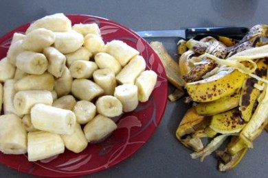 Бананы в миндале - приготовление