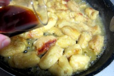 Бананы в миндале - приготовление