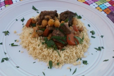 Жаркое с нутом и кускусом - приготовление