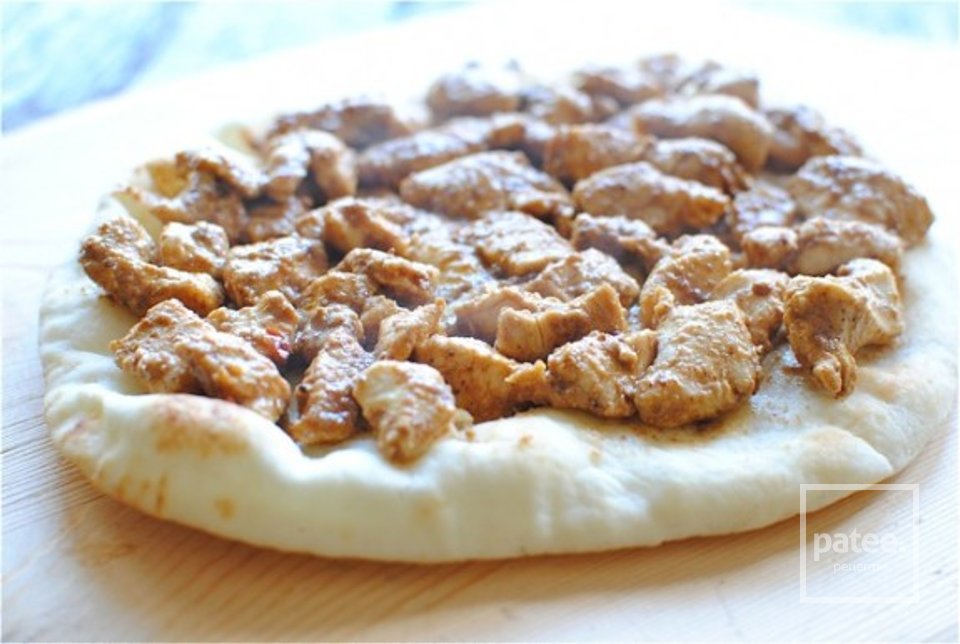 Простая острая пицца на лепешке - Шаг 5